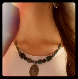 💙Teal Necklace